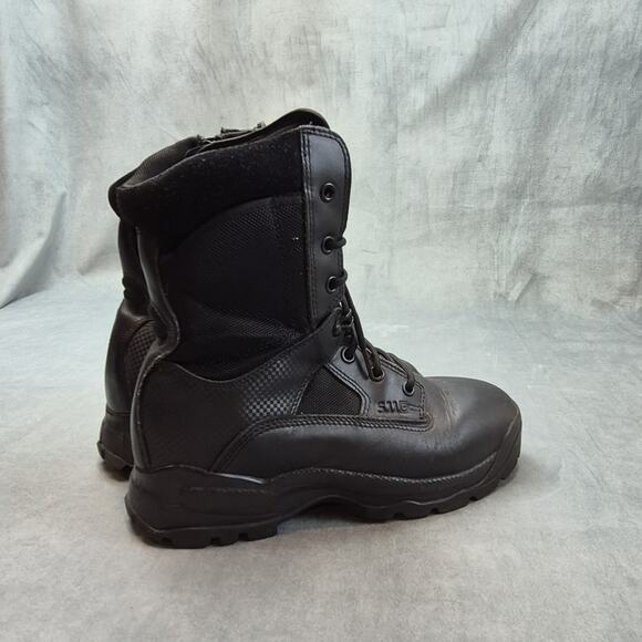 5.11 Tactical ATAC Storm 8” Side Zip Boot 12001 Mens Size 10 Black Combat Police main image 4